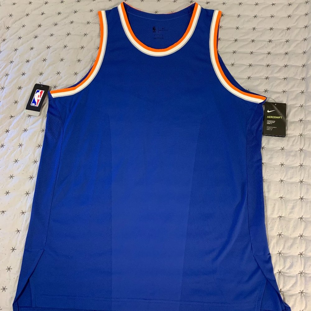 Nike Aeroswift NBA New York Knicks Jersey Blue XL